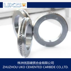 Tungsten carbide rolls for reinforced concrete steel wires